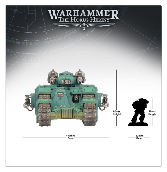 Warhammer - The Horus Heresy: Legiones Astartes - Sicaran Battle Tank